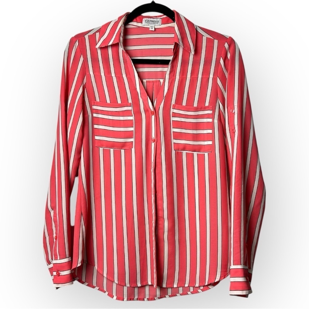 Express The Portofino Striped Shirt XS